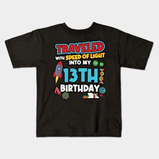 13. Birthday - Science Birthday Kids T-Shirt